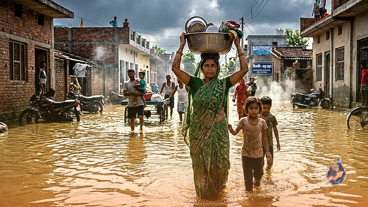 उत्तर प्रदेश में मानसून का अनोखा रूप, बिजनौर में बाढ़ से हाहाकार तो कानपुर और वाराणसी में उमस का सितम