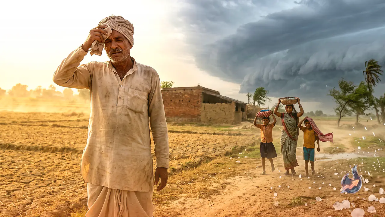 उत्तर प्रदेश में मौसम का दोहरा रूप: कहीं 41 डिग्री की तपिश, तो कहीं आंधी और ओलावृष्टि का बड़ा खतरा
