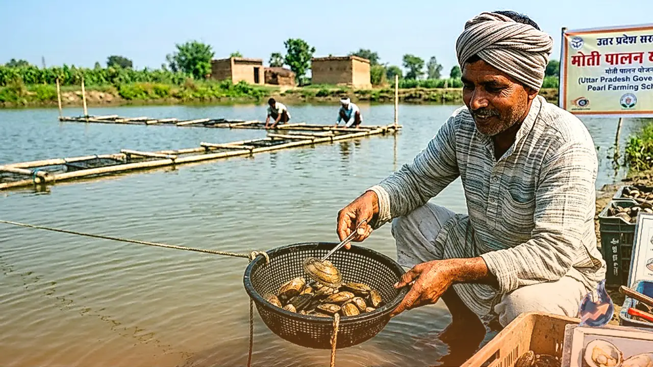 उत्तर प्रदेश में मीठे पानी की सीपों से मोती की खेती पर 40% सब्सिडी, तीन श्रेणियों में तय हुए सरकारी प्रोजेक्ट