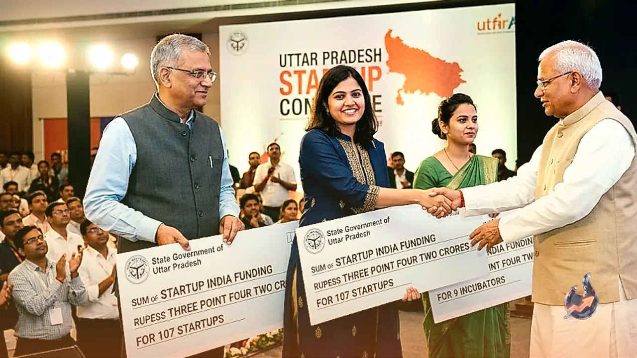 Uttar Pradesh Boosts Entrepreneurship as 107 Startups and 9 Incubators Receive Millions in Funding