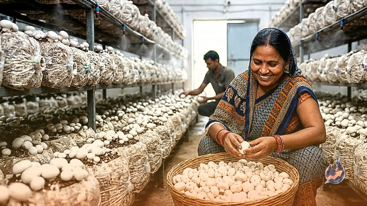 Uttar Pradesh Secures Top Spot in Mushroom Production Nationwide