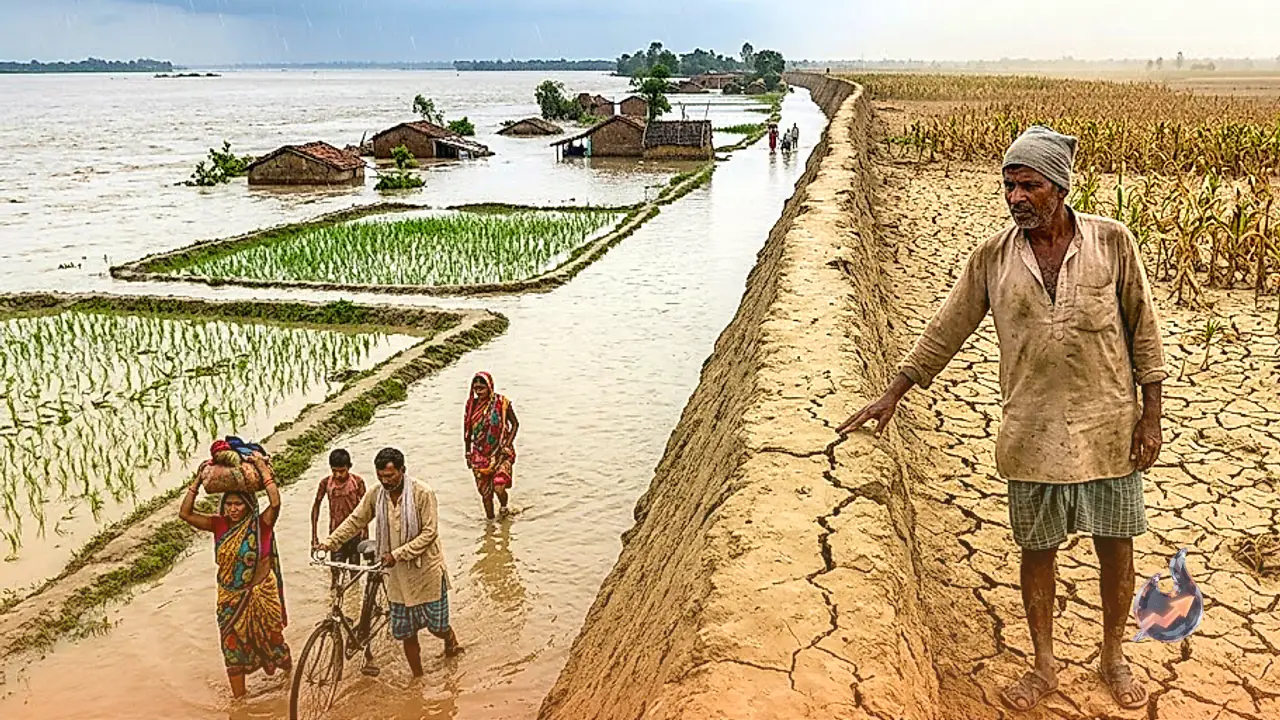 Flooding Rivers in North Bihar, Drought Fears in the South as Monsoon Splits the State in Two