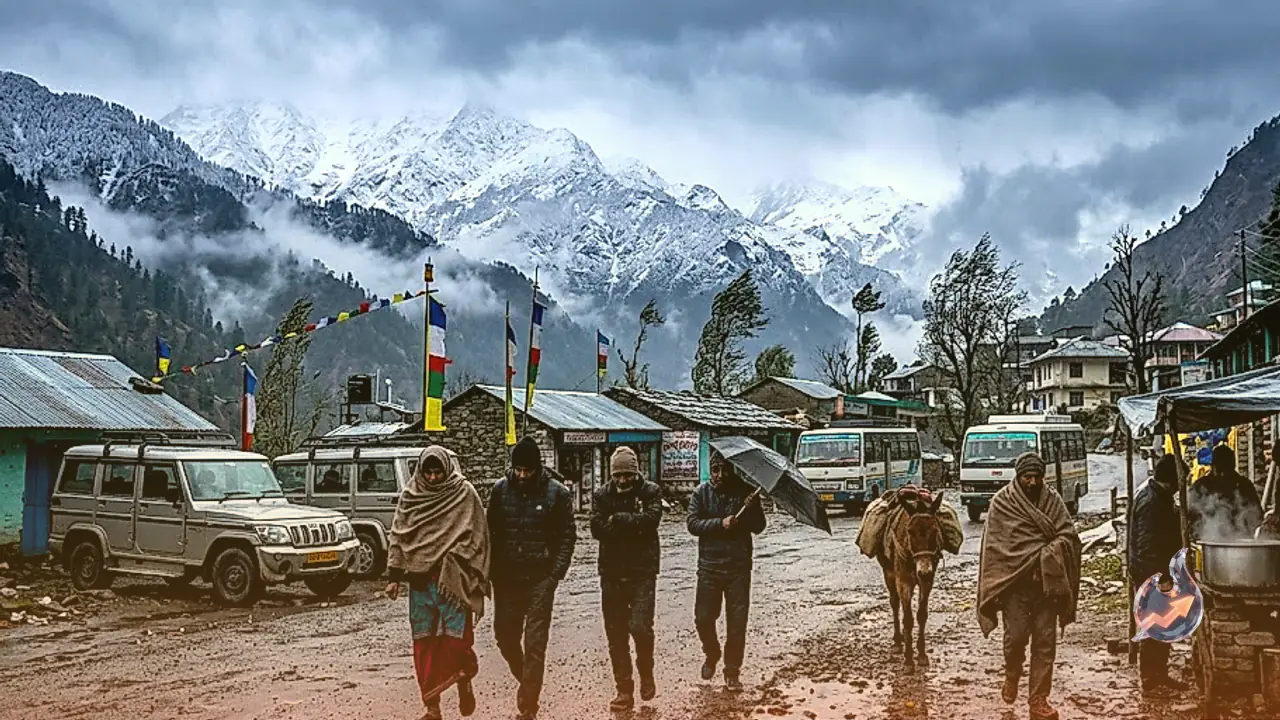 Uttarakhand Braces for Chilly Spell as High Peaks Face Snow and Plains Confront Gusty Winds