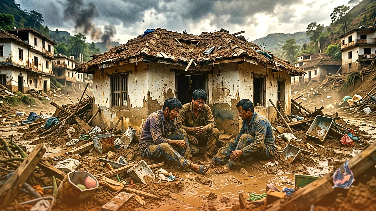 Three Dead After Massive Landslide Triggers House Collapse in Almora