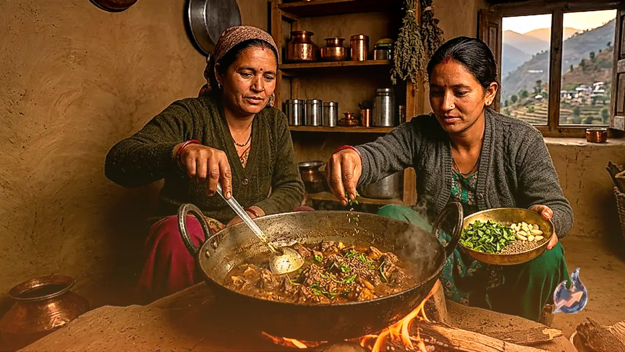 Why Iron Kadhai Still Rules Uttarakhand's Village Kitchens When It Comes to Potha-Kaleji