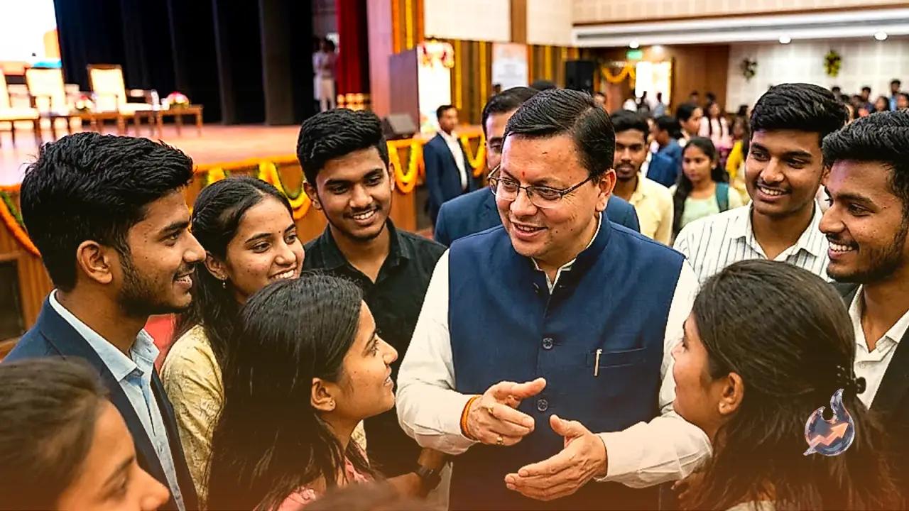 Youth Power Dialogue Organized in Haridwar, CM Pushkar Singh Dhami Calls Youth the Foundation of Developed India