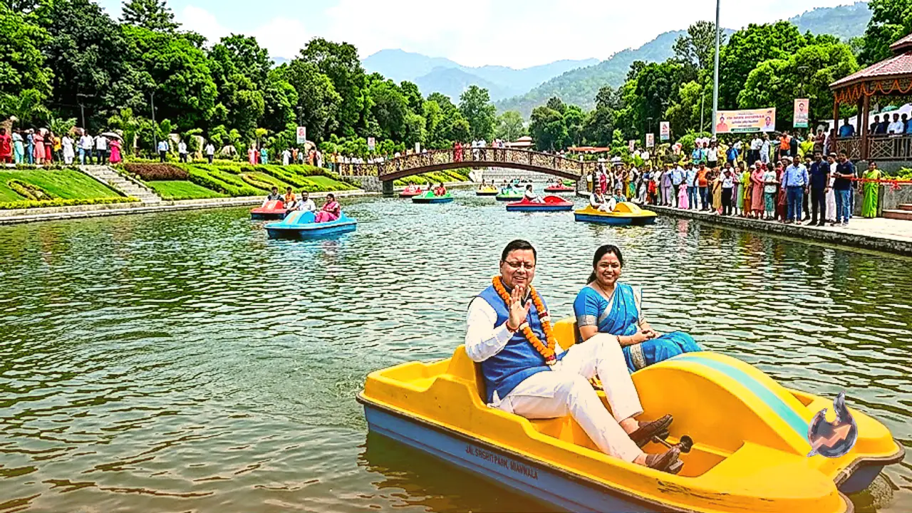 Old Dry Pond in Mianwala Transformed into Jal Srishti Park with Pedalo Boating and Green Spaces