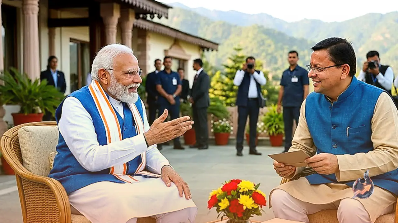 Narendra Modi Extends Birthday Wishes to Uttarakhand Chief Minister Pushkar Singh Dhami