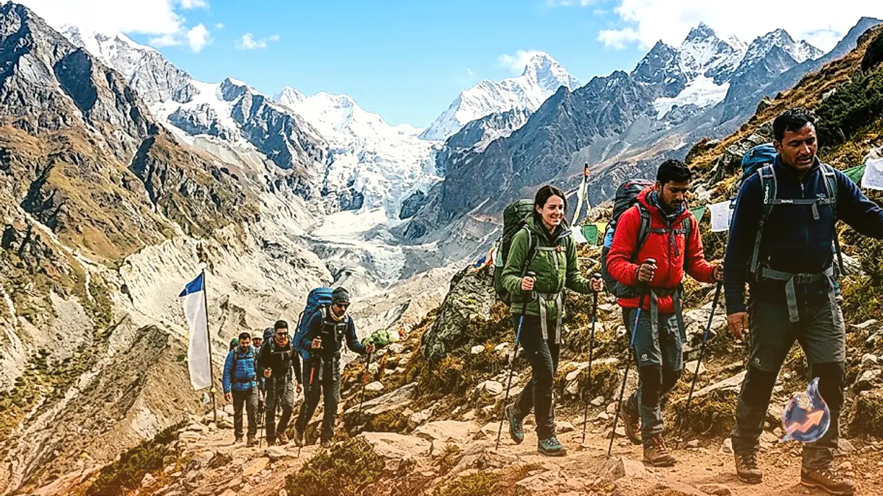 Trekkers Head to Uttarakhand's Sunderdhunga Glacier as High Altitude Trail Opens for the Autumn Window