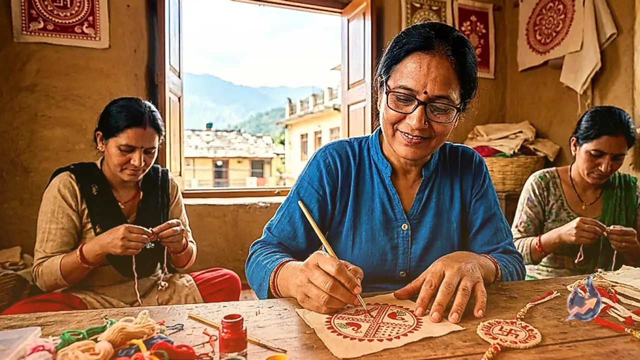 Uttarakhand Women Craft Sustainable Livelihoods by Turning Traditional Aipan Art into Unique Festive Rakhis