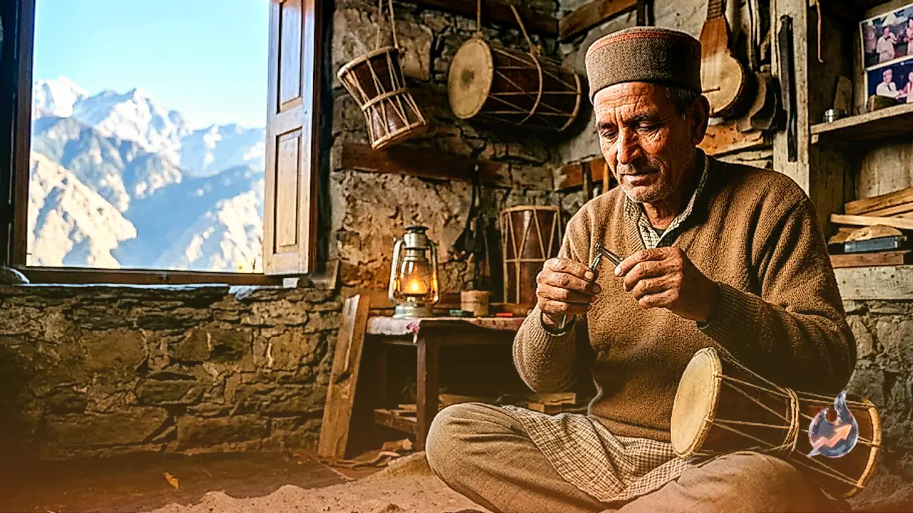 उत्तराखंड की विलुप्त होती बिनाई और हुड़का धुन को सहेज रहे 68 वर्षीय रामचरण जुयाल