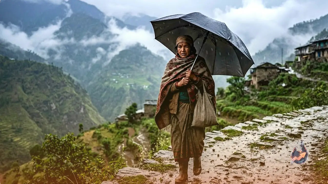 Uttarakhand Weather Shift: Heavy Rain Alerts Active for Pithoragarh and Bageshwar as Cold Winds Cool Scorching Plains