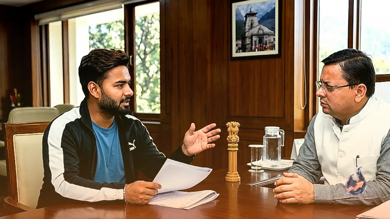 Cricketer Rishabh Pant Seeks CM Pushkar Singh Dhami's Help for Land in Uttarakhand After Paying ₹28 Crore Tax