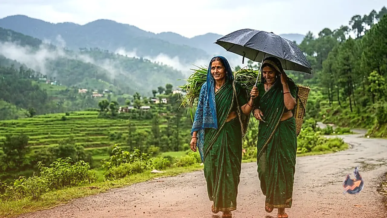 Light Showers Forecast for Five Hill Districts in Uttarakhand Today, Heavy Rain and Lightning Warning for September 25