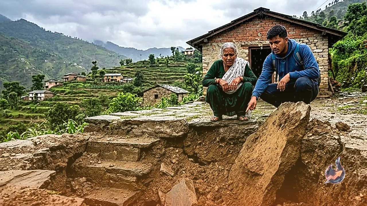 उत्तराखंड में आज फिर आफत बनी बारिश: पांच जिलों को हाई अलर्ट, कौशलपुर में जमीन धंसने से दहशत