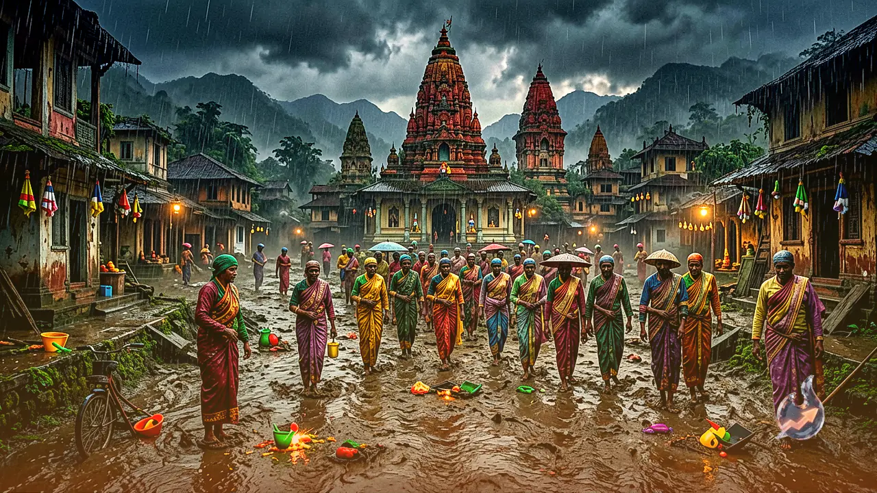 Monsoon Impacts Uttarakhand Char Dham Yatra: Rains and Landslides Slow Pilgrim Movement on Yamunotri and Kedarnath Routes