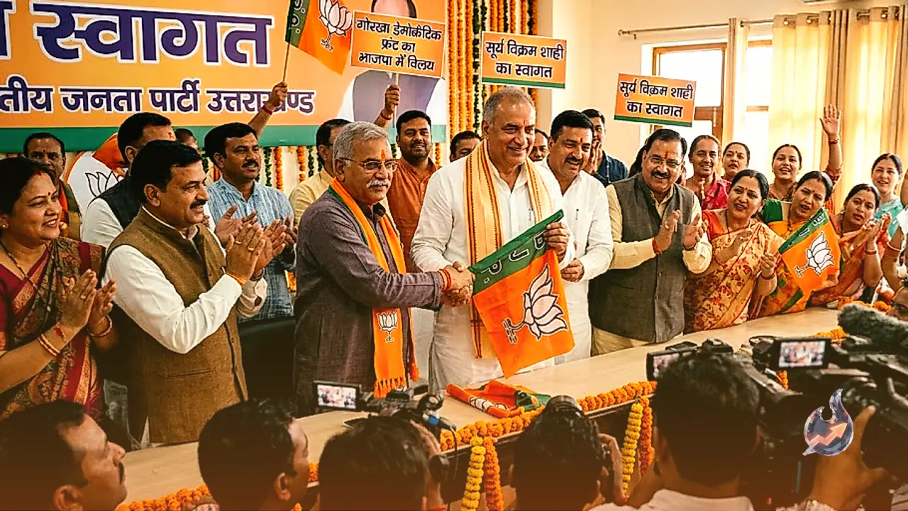Gorkha Democratic Front Merges With BJP in Uttarakhand Ahead of 2027 Assembly Elections as Surya Vikram Shahi Returns to Party