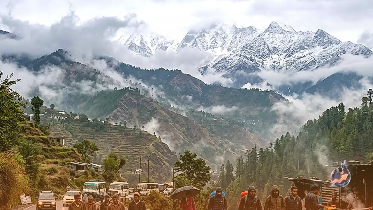 Uttarakhand Weather Shifts As Mountain Peaks Expect Light Snowfall and Rain