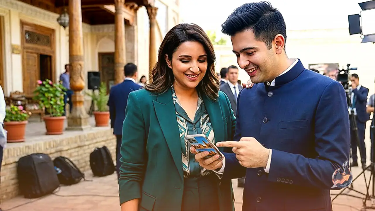 उज्बेकिस्तान दौरे की तस्वीरों पर परिणीति चोपड़ा ने राघव चड्ढा पर जताया प्यार और फिल्म शूटिंग के दौरान प्रेग्नेंसी का किया खुलासा