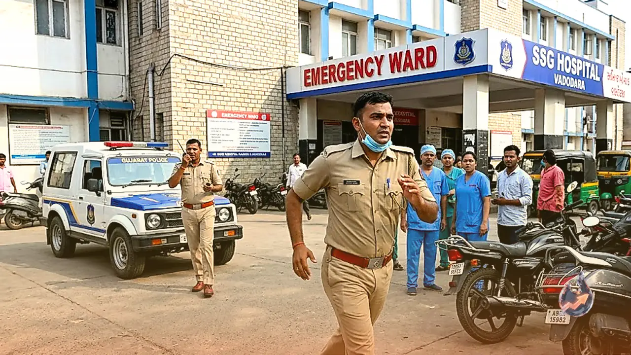 Rape Accused Pushes Guard and Escapes Vadodara SSG Hospital, Security Footage Shows Pursuit