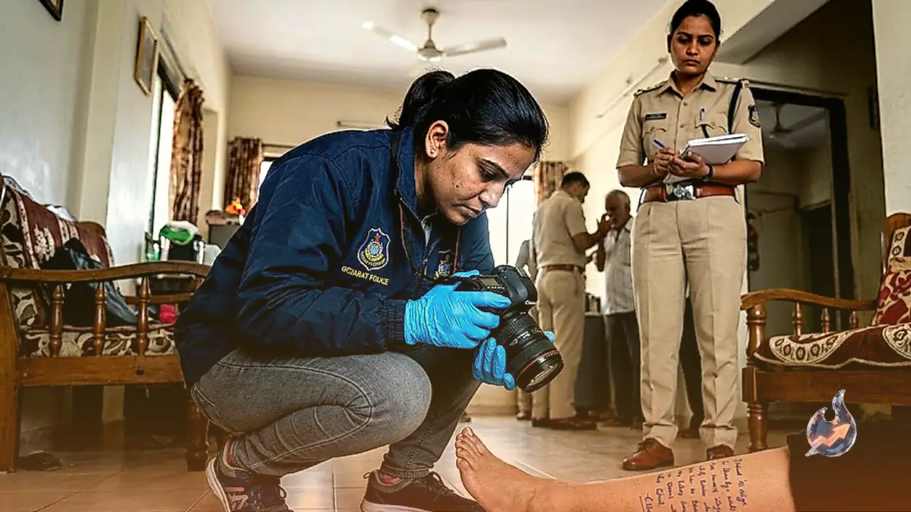 वडोदरा में महिला ने पैर पर लिखा दर्दभरा संदेश, फिर लगाई फांसी, पति-सास-ससुर पर केस दर्ज