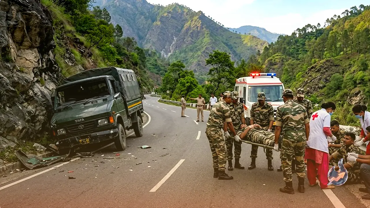 Brake Failure on Katra-Tarakot Road Injures 9 CISF Personnel Heading to Vaishno Devi Shrine