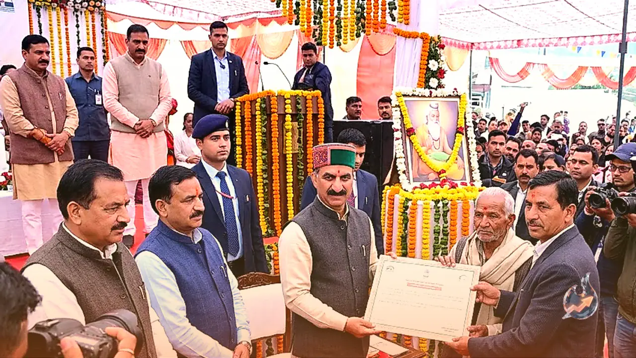 हिमाचल प्रदेश में वाल्मीकि आवास योजना का आगाज, सुक्खू सरकार ने मकान निर्माण के लिए 3 लाख रुपये देने का किया एलान
