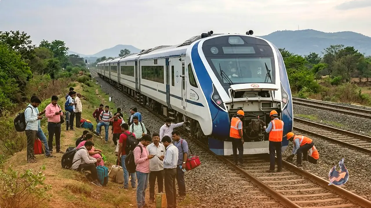Vande Bharat Express Suffers Engine and Brake Failures, Stranding Passengers for Hours