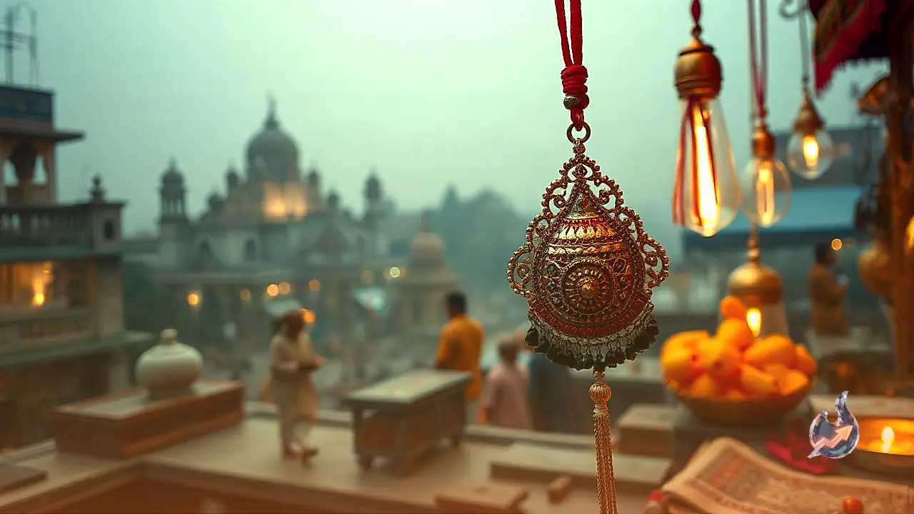 वाराणसी की गुलाबी मीनाकारी राखियों की विदेशों में धूम, अमेरिका और कनाडा से मिल रहे बड़े ऑर्डर