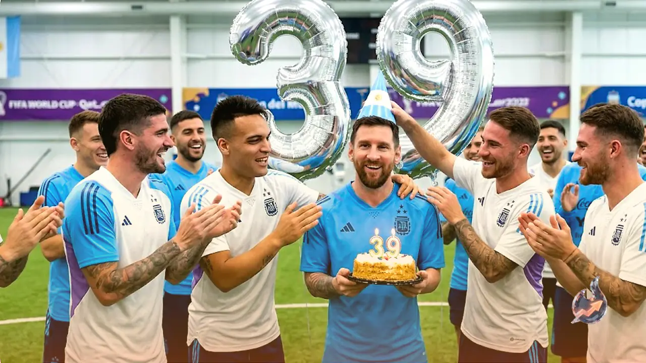 Messi Turns 39 in the Middle of the World Cup as Argentina's Squad Throws Him a Surprise in Kansas City