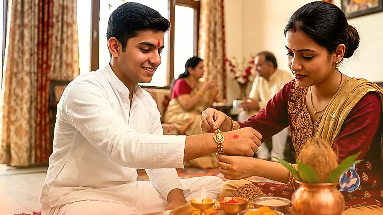 Tie Sacred Thread During Auspicious Muhurat on Raksha Bandhan 2026 with Complete Rituals and Mantra