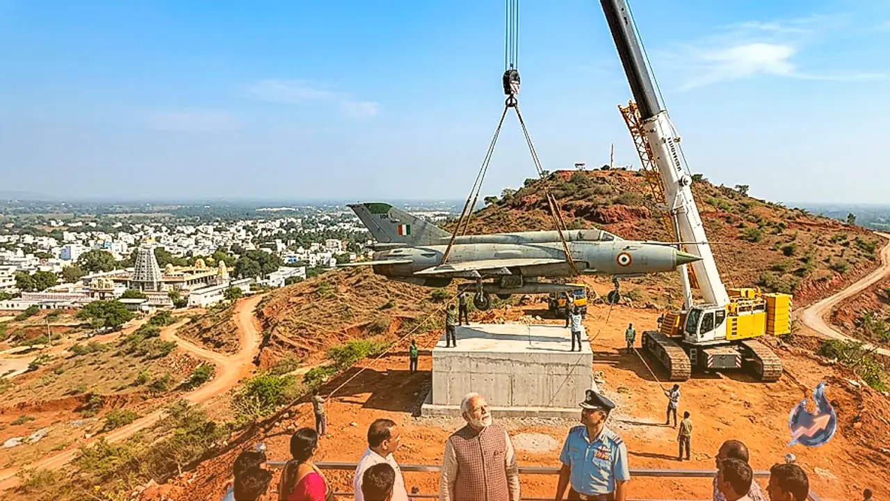 Decommissioned Air Force Fighter Jet Set to Boost Tourism at Nampally Gutta Near Vemulawada