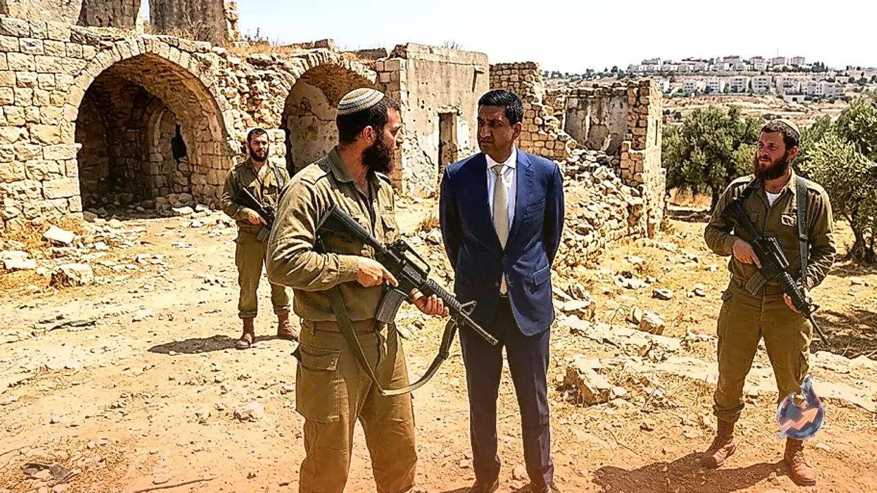 Wielding American Rifles, Israeli Settlers Detain US Lawmaker Ro Khanna in West Bank Village Ruins