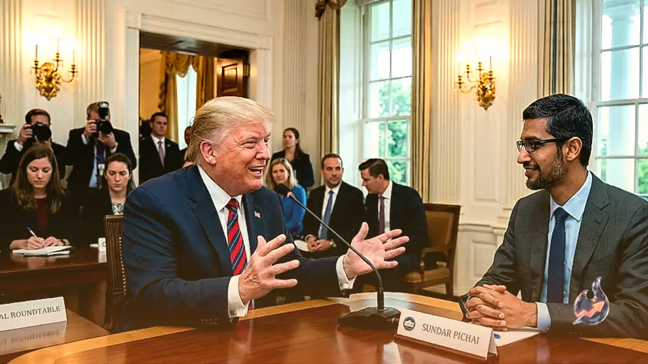 Donald Trump Calls Sundar Pichai a Monster During High Profile White House Tech Summit