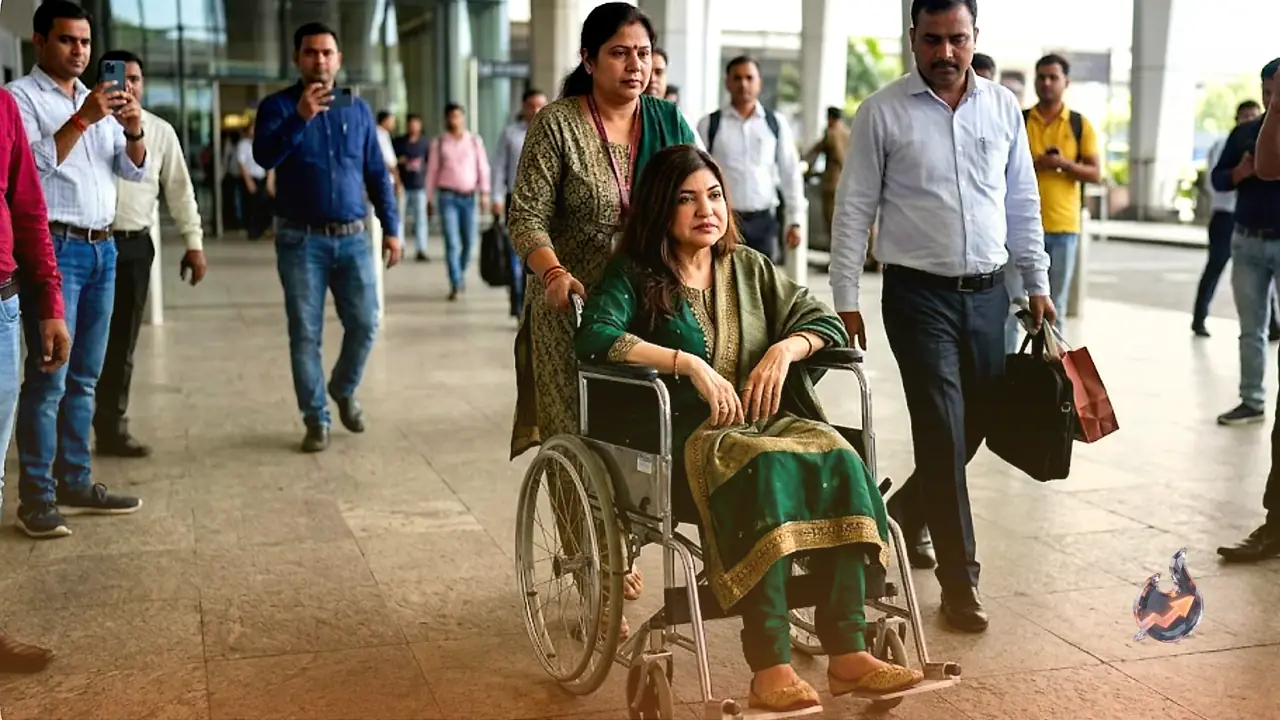 Alka Yagnik Seen in a Wheelchair: New Video After Padma Bhushan Honour Leaves Fans Anxious