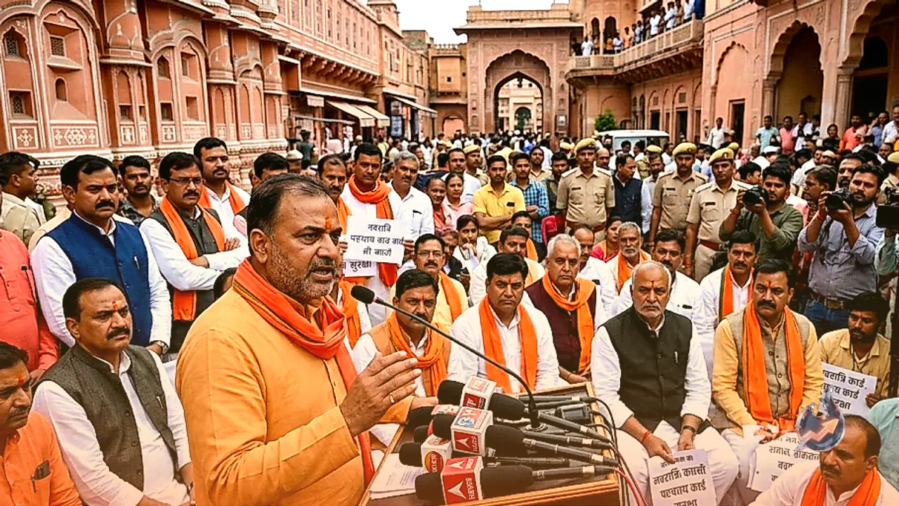 VHP Calls for ID Checks and Entry Restrictions on Non-Hindus at Garba Pandals in Rajasthan