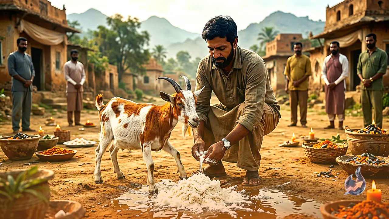 Vidisha Farmer Holds Grand Terahvi Ritual for Pet Goat After Immersing Ashes in Ganga at Prayagraj