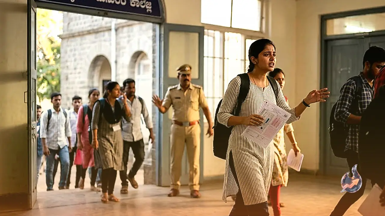 Vijayapura Police Constable Exam Disrupted Over OMR Serial Confusion as Candidates Walk Out