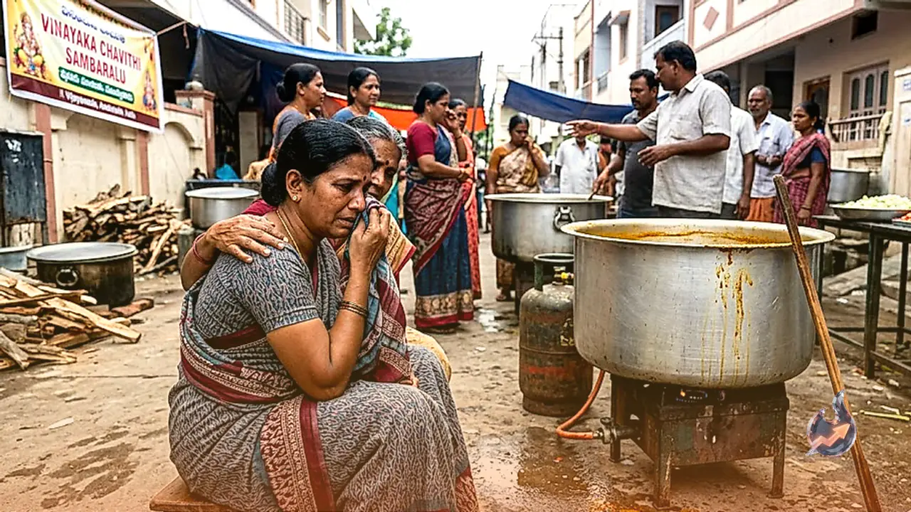 Tragedy in Vijayawada as Woman Dies After Falling into Boiling Sambar Vessel During Vinayaka Chavithi Feast