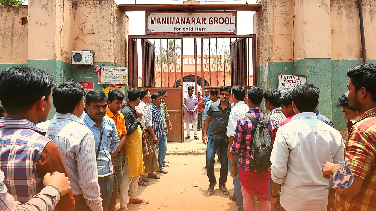 Villagers Lock Government School Gate in Hanumangarh After Principal Thrashes Class 10 Student Over Low Marks