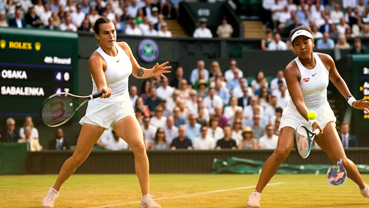 Osaka And Sabalenka Collide Again, This Time On Wimbledon's Grass