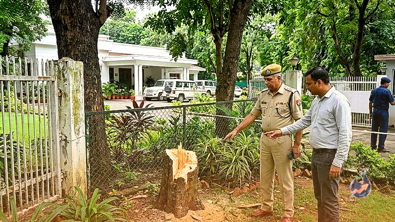 भोपाल में वीआईपी सुरक्षा को चुनौती, आईएएस विवेक पोरवाल के बंगले से कटा चंदन का पेड़