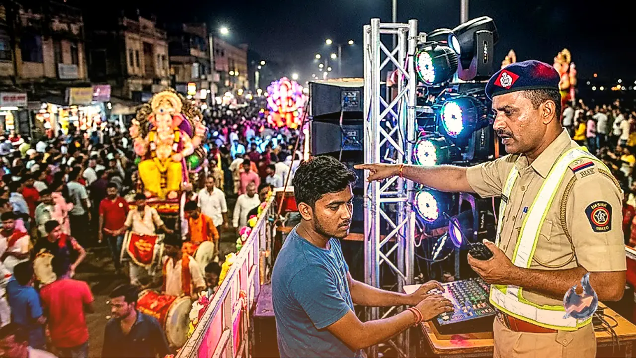 Nashik Police Crack Down on Immersion Noise, Book 37 Ganesh Mandals Over Blaring DJs and Plasma Lights