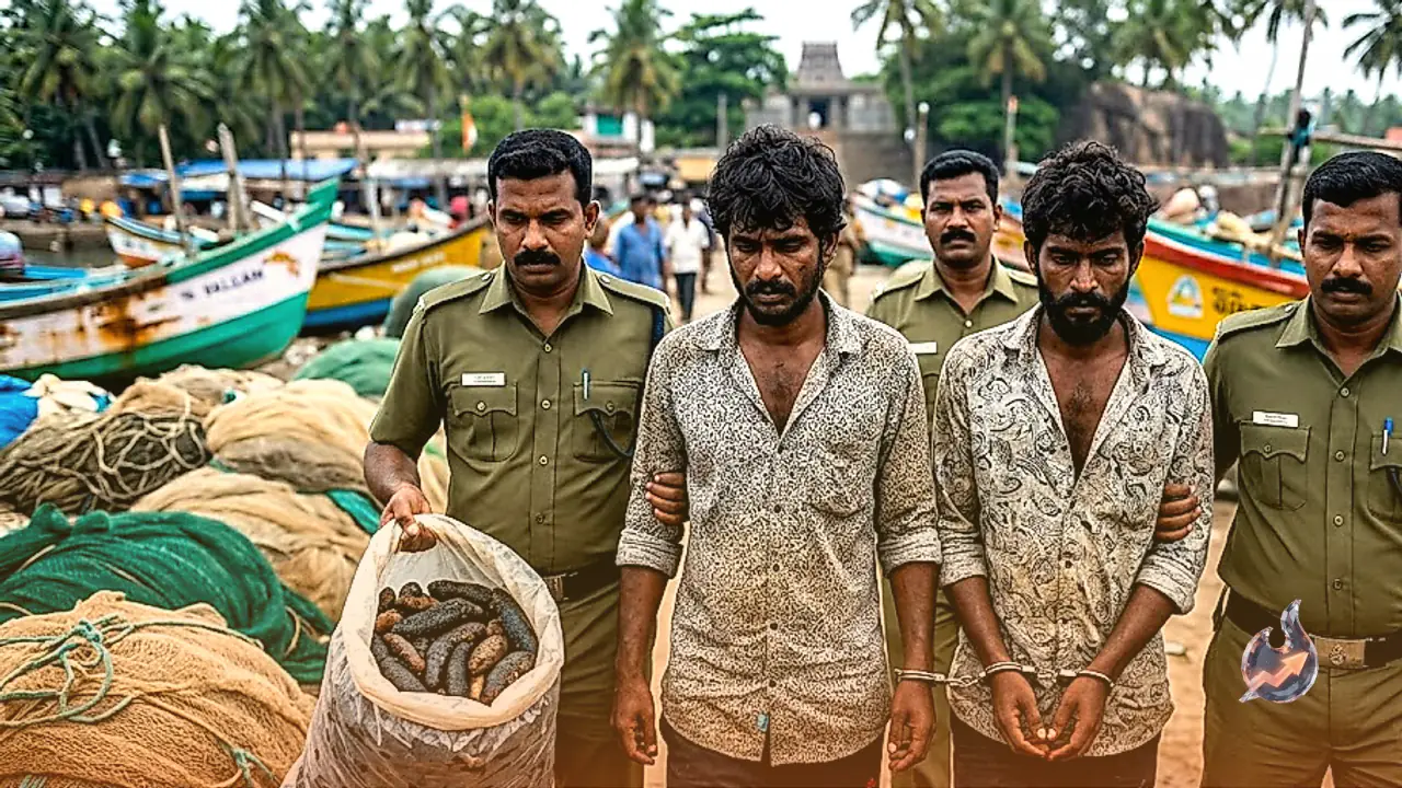 Kerala Forest Department Arrests Two With Crores' Worth of Sea Cucumbers Near Vizhinjam, a Species Protected Like the Tiger