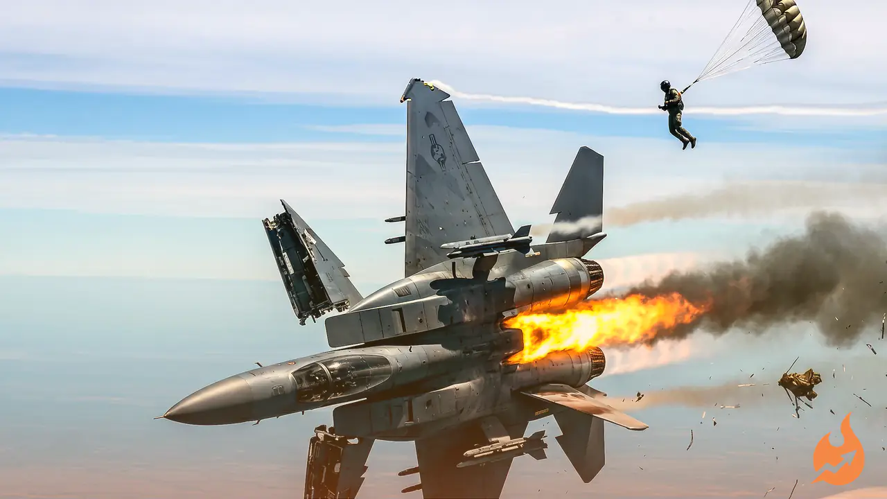 US Marine F/A-18 Hornet Goes Down in Washington Forest During Training Flight; Pilot Ejects to Safety as Wildfire Erupts