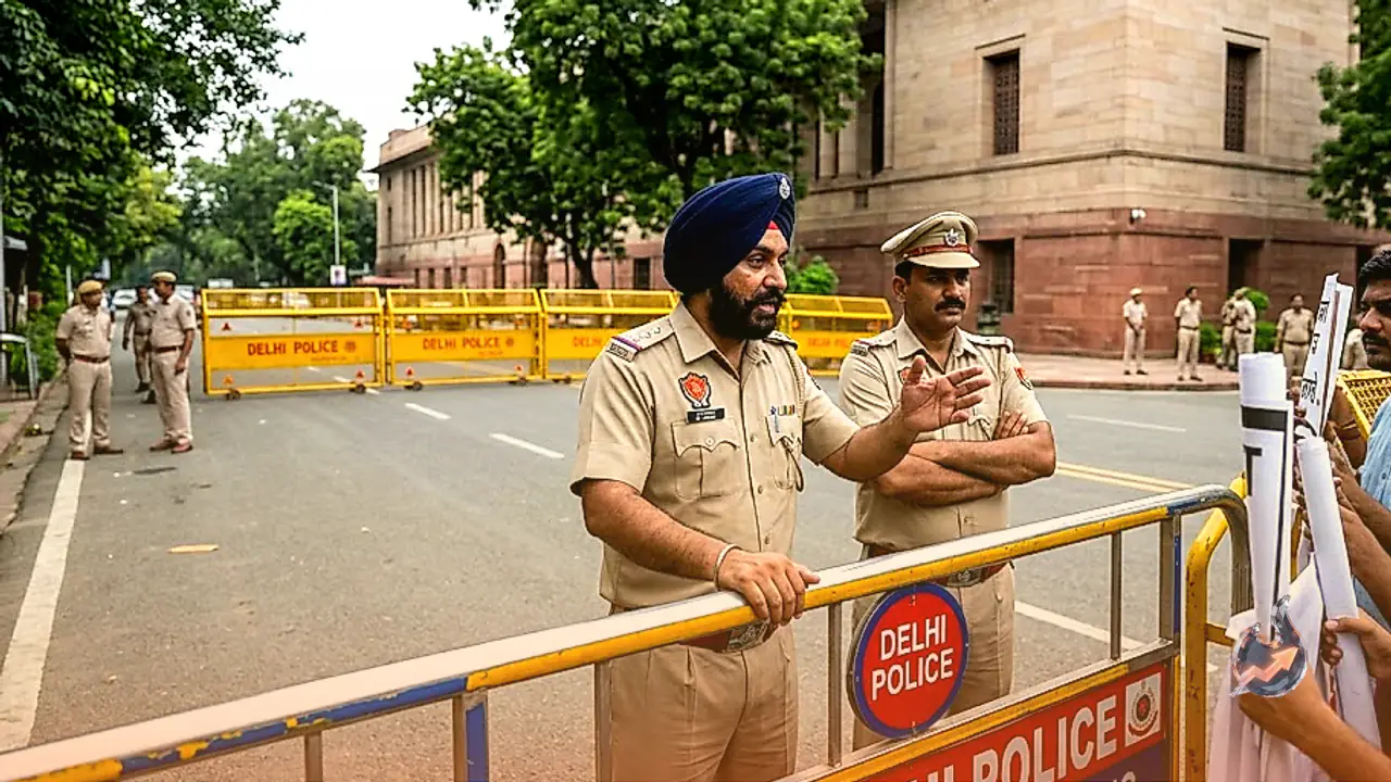 वोटर लिस्ट विवाद में मुख्य चुनाव आयुक्त के विरुद्ध प्रस्तावित प्रदर्शन दिल्ली पुलिस ने रोका, जंतर मंतर छावनी में तब्दील