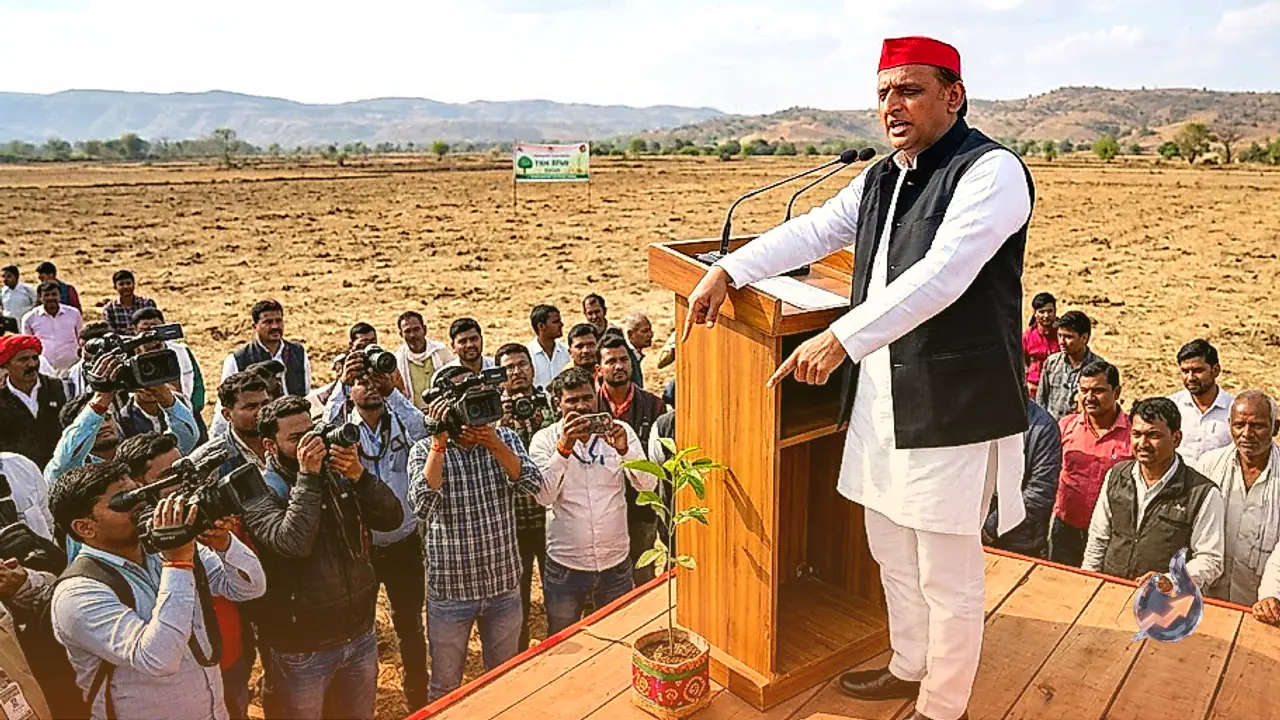 Akhilesh Yadav mocks tree plantation drive, calls it an election fund scheme