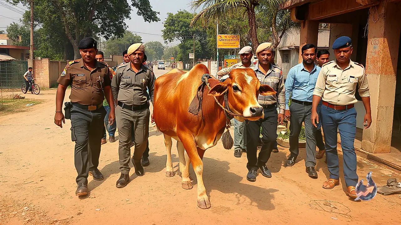 Wanted cow smuggler with 50 thousand bounty arrested after police encounter in Bulandshahr