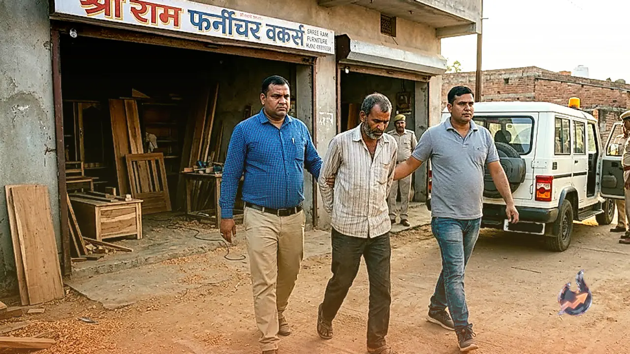 Wanted Narcotics Smuggler Vishnaram Arrested in Madhya Pradesh Posing as Furniture Merchant After Two-Year Hunt