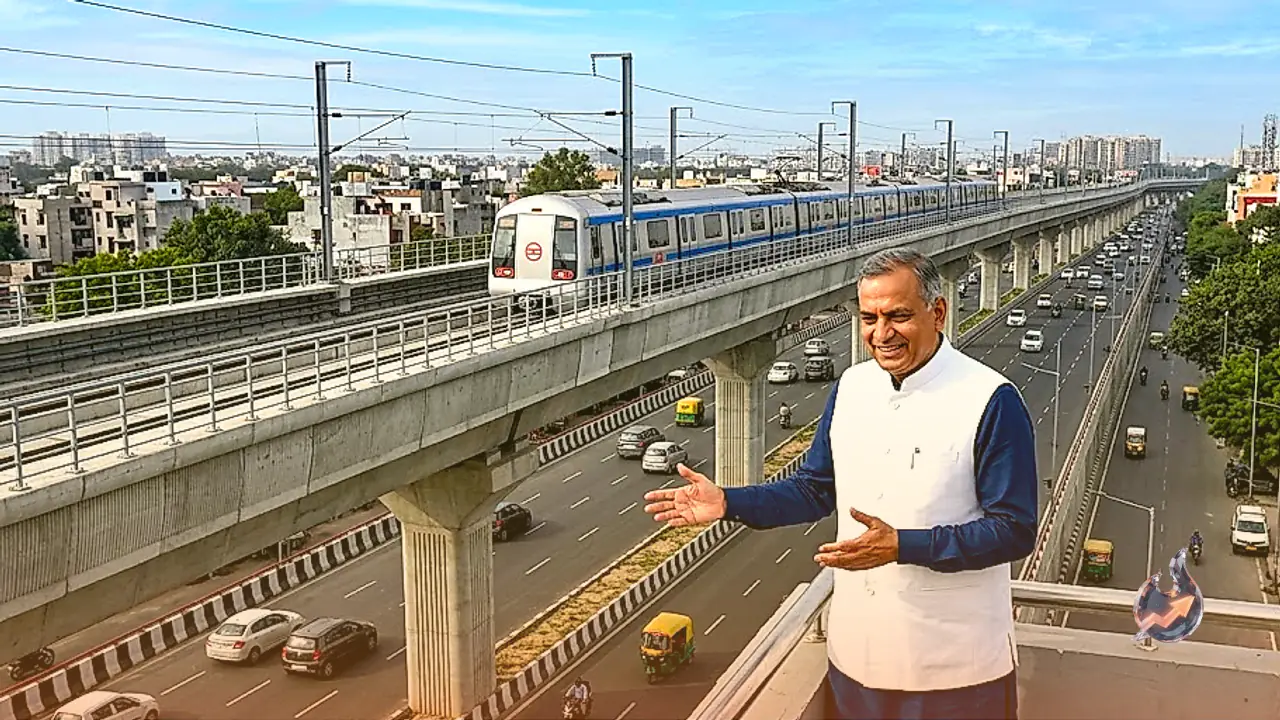 Delhi's Traffic Nightmare Ends Soon: A Massive 1.4-Kilometer Double-Decker Flyover Prepares For Its December Debut